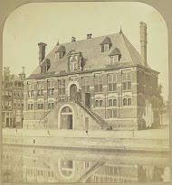 Gezicht op de Westerhal op de Westermarkt in Amsterdam