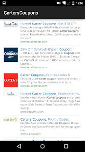 Download Coupons for Carters APK for Android