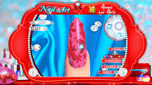 3D Nail Art Games for Girls