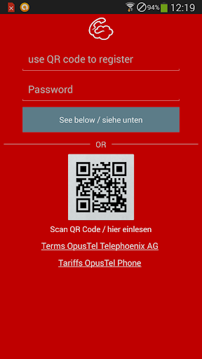 OpusTel swiss secure phone App