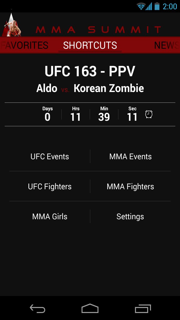 MMA Summit: UFC &amp; MMA News Screen 3
