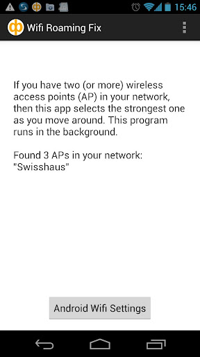 Wifi Roaming Fix