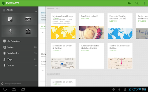 Download Evernote Widget for Android 5.2.1