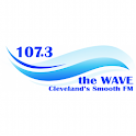 107.3 The Wave logo