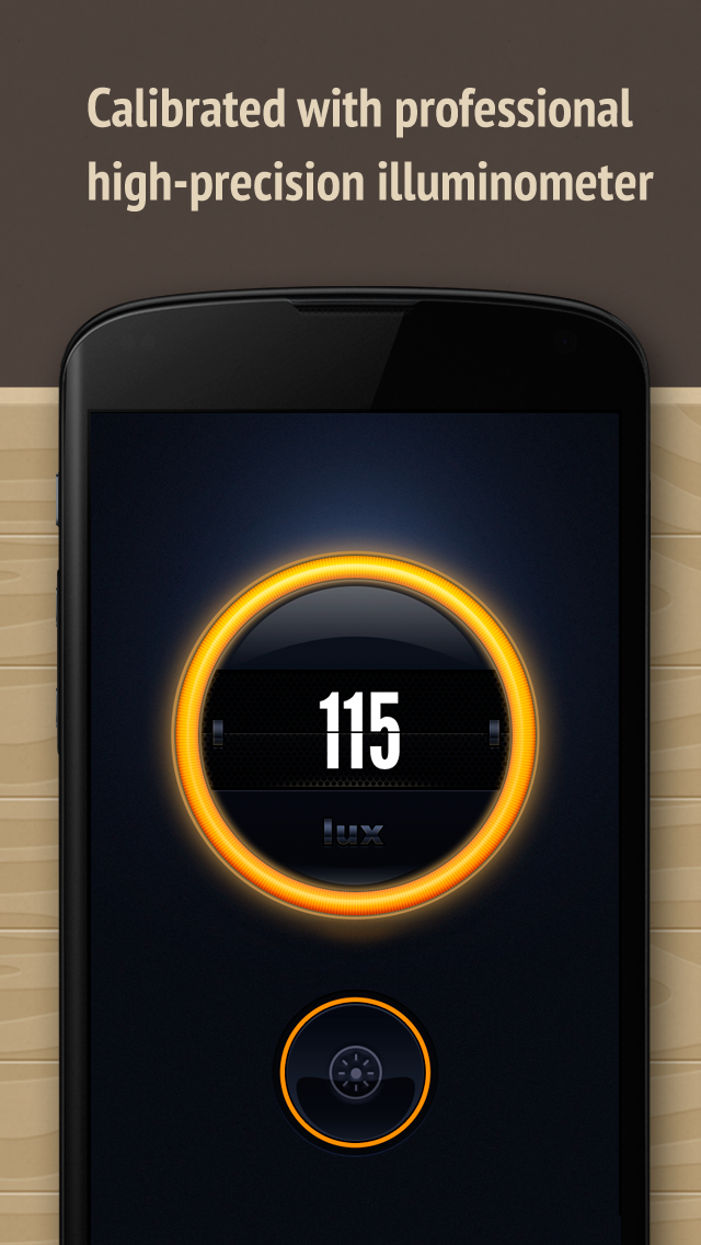 Light Meter - lux measurement Screen 2