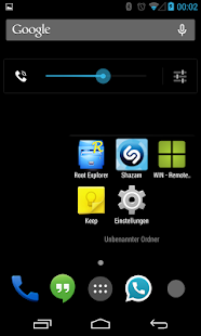 BetterKat CM11 Theme Blue X - screenshot thumbnail