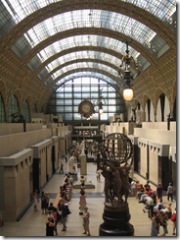 Inside of the Musee d'Orsay