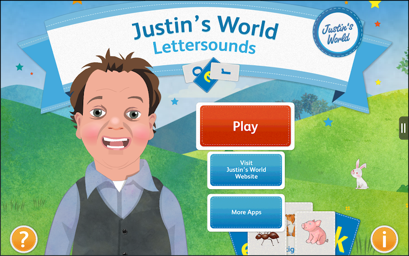 Justins World - Lettersounds Screen 2