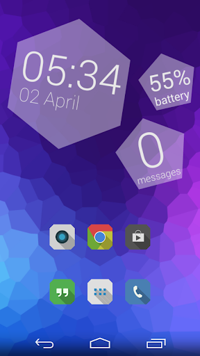 Polygon Clock - UCCW Skin