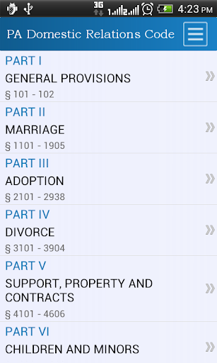 PA Domestic Relations Code