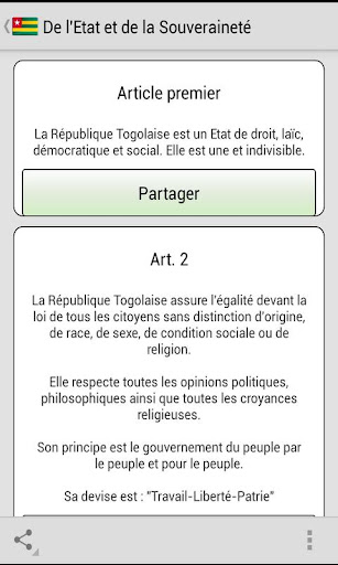 Constitution Togolaise