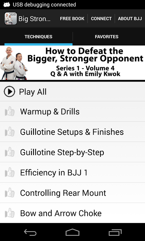 Android application Big Strong 4, Advanced BJJ Q&amp;A screenshort