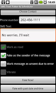 Fake-a-Text Lite Screenshots 1