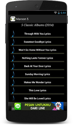 Maroon 5 Songs