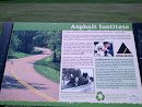 Asphalt Institute Sign on Legacy Trail