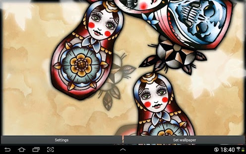 Lastest Russian Matryoshka Dolls LWP APK