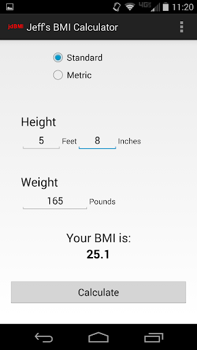 Jeff's BMI Calculator