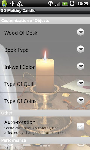 3D Melting Candle Live Wallpaper v1.6