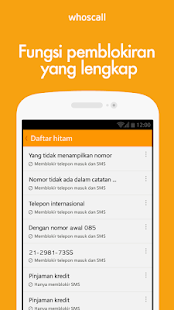 whoscall-blokir telepon, SMS - screenshot thumbnail