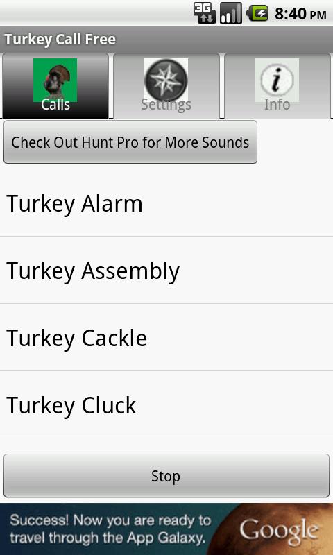 Android application Turkey Call Free screenshort