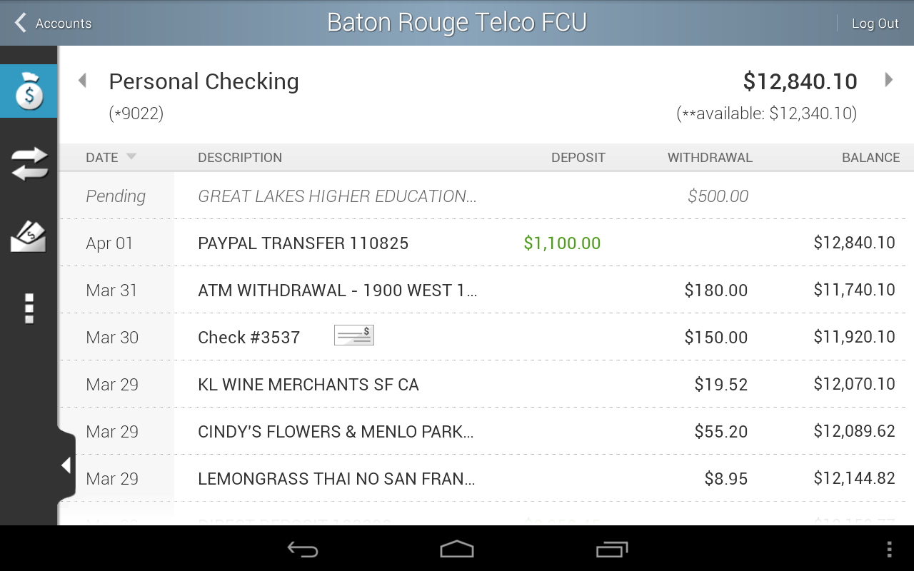 T me bank logs