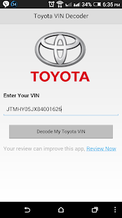 Toyota Vin Decoder >> Toyota Vin Decoder Apk Download Toyota Vin Decoder >> Toyota Vin Decoder Apk Download