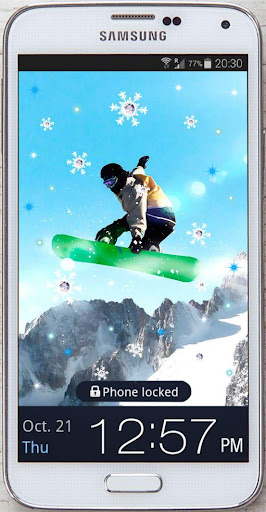 Snowboard live wallpaper