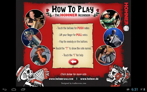 Hohner-FBbEb Button Accordion - screenshot thumbnail