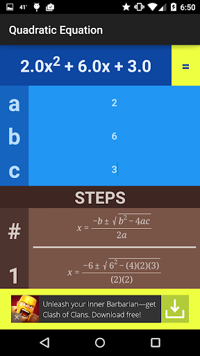 【免費工具App】Quadratic Calculator-APP點子