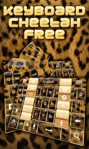 Cheetah Free GO Keyboard Theme