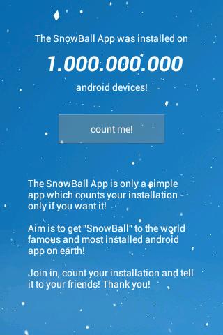 Die Schneeball App