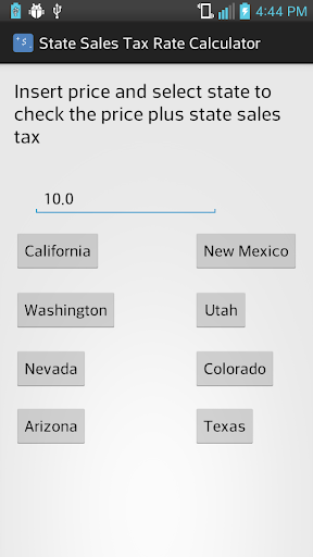 State Sales Tax Calculator