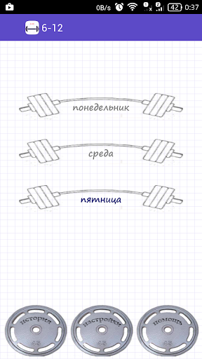 программа тренировок 6-12