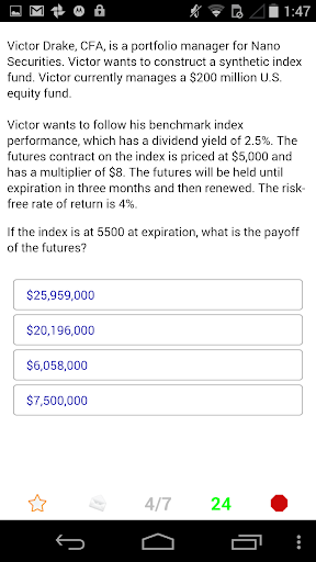 【免費教育App】CFA® Exam Level III Questions-APP點子