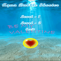 Valentines Aqua Bubbles logo