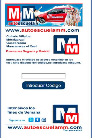 Autoescuela MM - Test Conducir