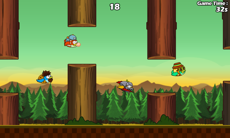   Clumsy Bird- tangkapan layar 