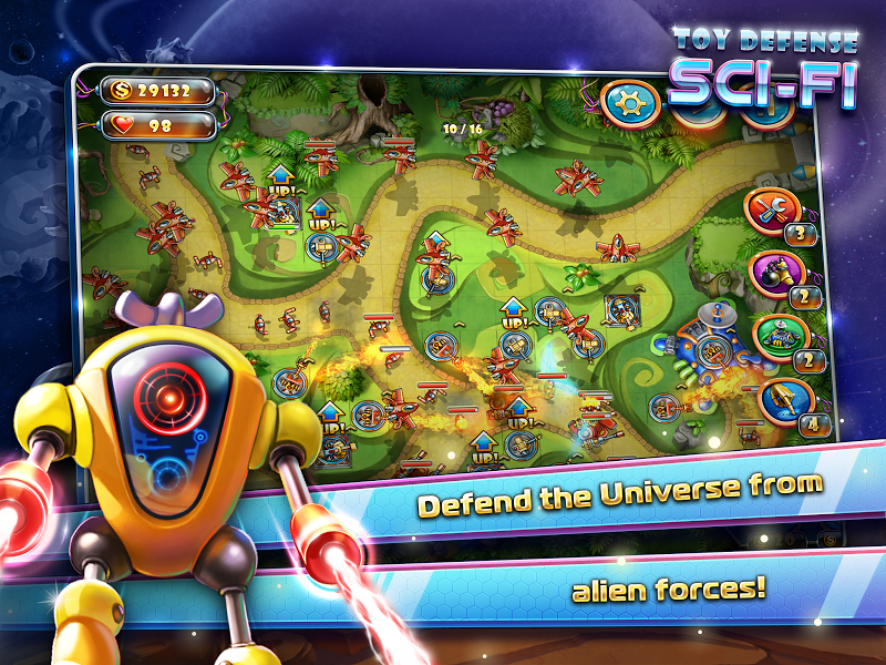 Toy Defense 4: Sci-Fi v1.0 Mod Money Download Apk