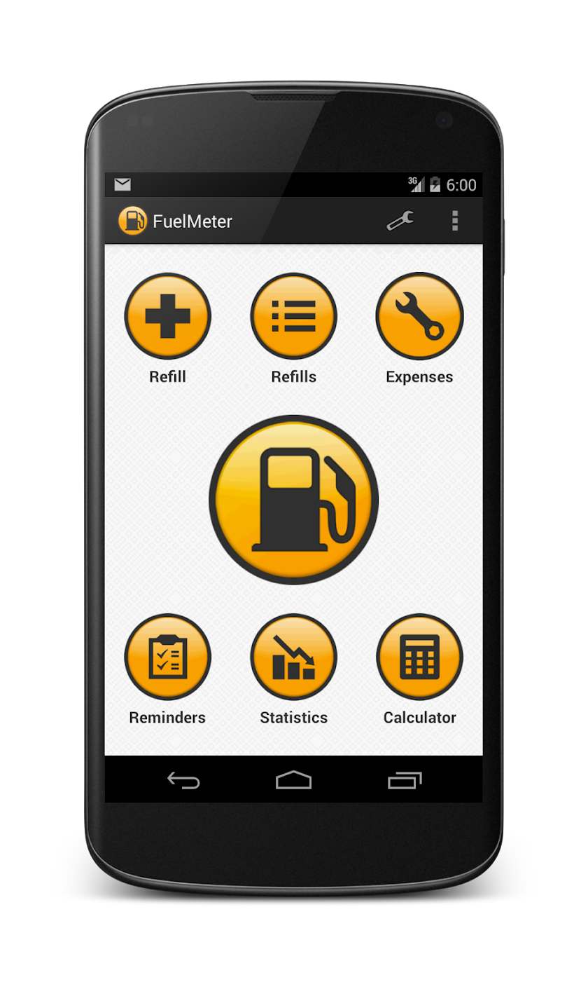 Fuelmeter (Сonsumption) Screen 1