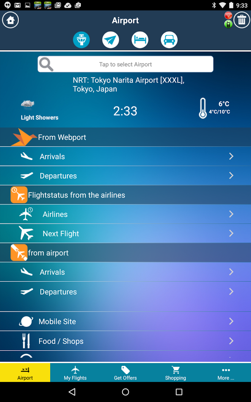 Tokyo Narita Airport (NRT) Screen 2