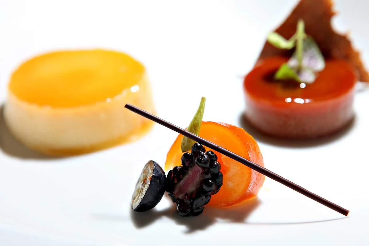 Carnival-Cruise-Lines-dining-Chefs-Table - A dessert sampler plate at Chef's Table aboard a Carnival cruise.