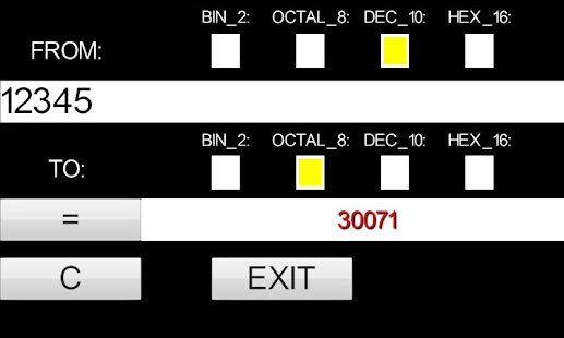 Bin Octal Dec Hex Converter Screenshots 6