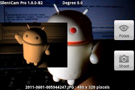 Android application SilentCam Pro screenshot