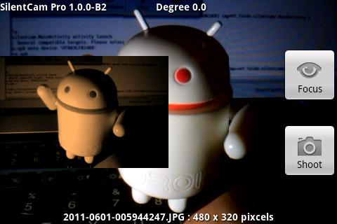 Android application SilentCam Pro screenshort