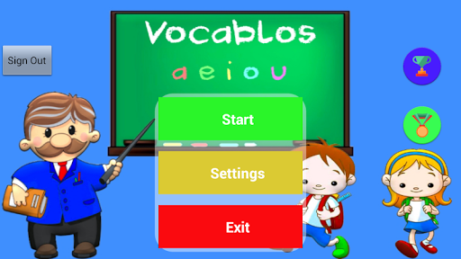 Vocablos: Draw the vocals
