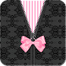 Black Pink Bow Lace Go Locker Application icon