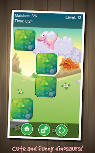 【免費解謎App】Kiddie Dinosaur Match 2 Memory-APP點子