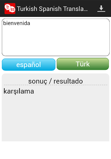 Turkish Spanish Translator