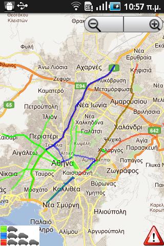 Athens Traffic Analyzer - screenshot