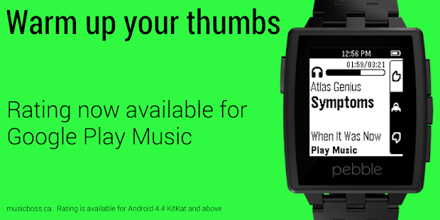 Music Boss for Pebble - screenshot thumbnail